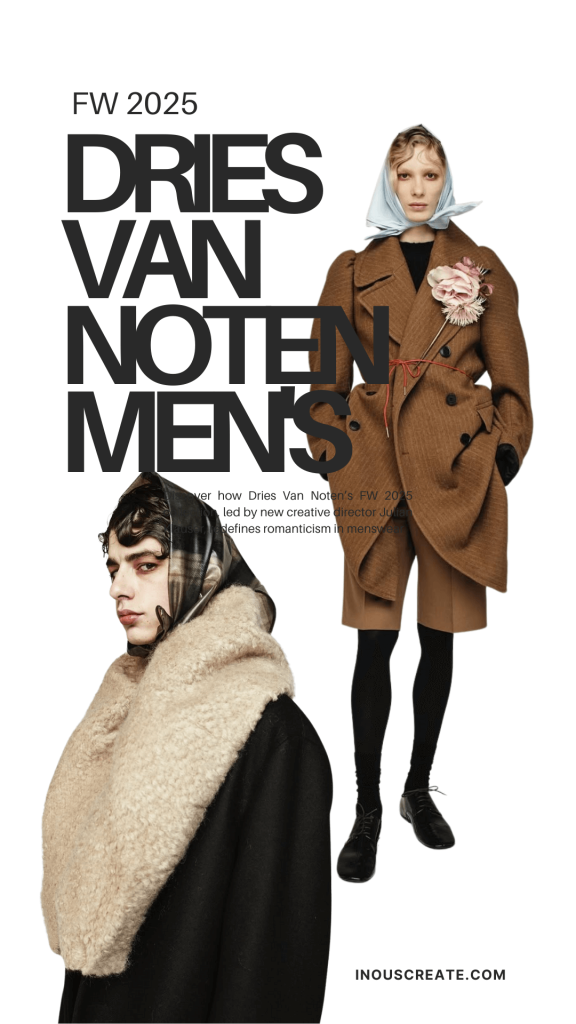 Redefining Romanticism in Menswear: FW 2025 Dries Van Noten Collection 1 Dries Van Noten