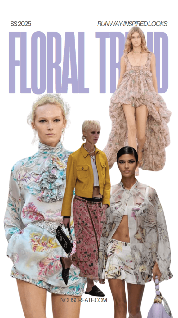 Bloom Like a Muse: SS 2025's Must-See Floral Trend 2 floral trend