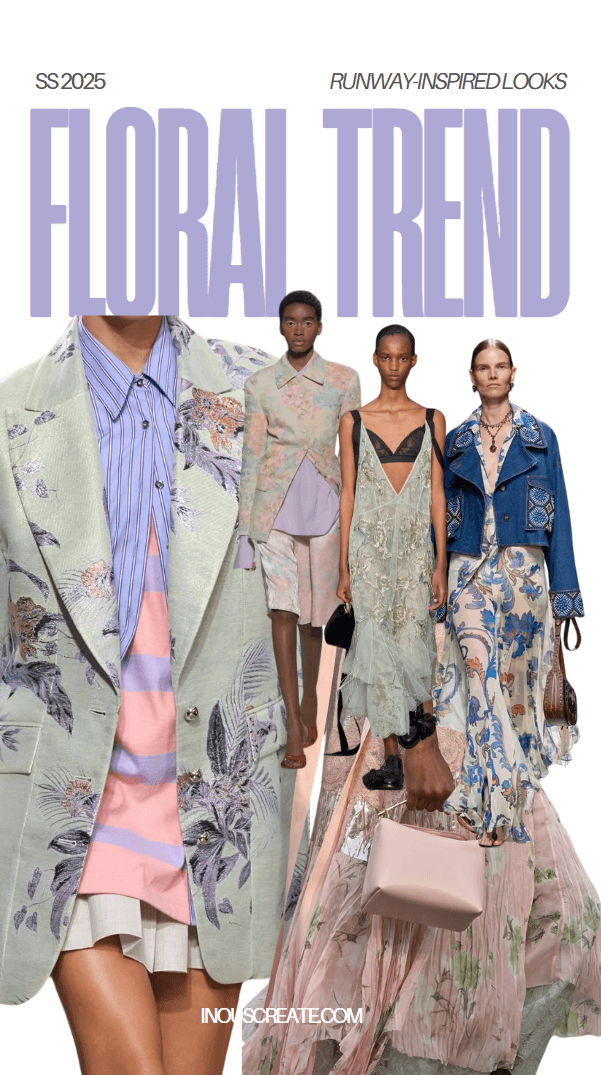 Bloom Like a Muse: SS 2025's Must-See Floral Trend 4 floral trend