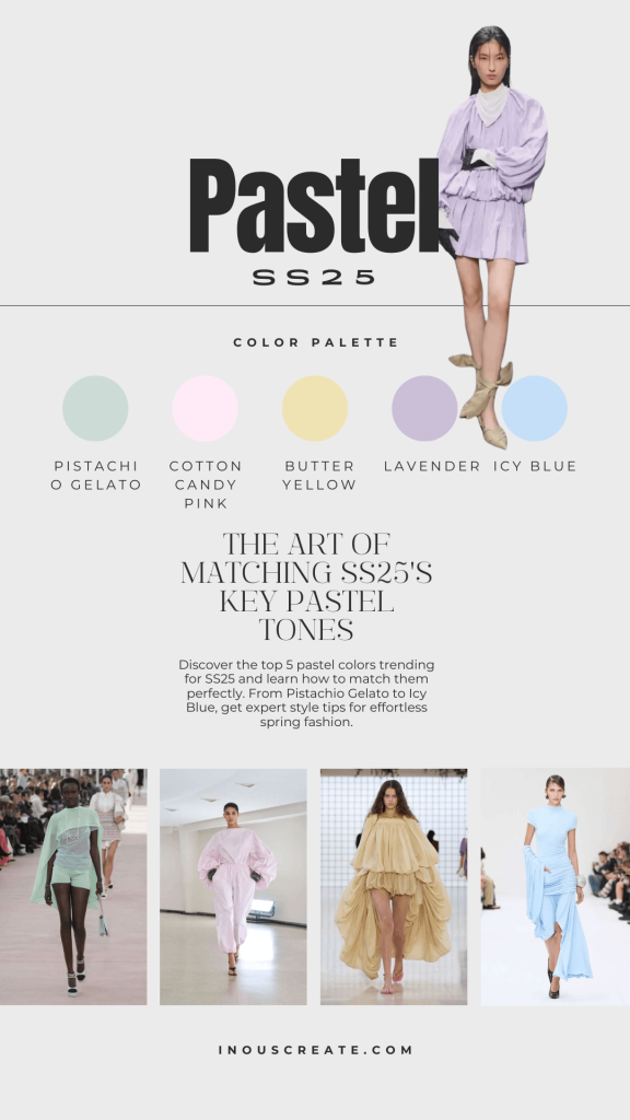 SS25 Edition: Best Pastel Color Matches to Watch This Spring 1 paster color