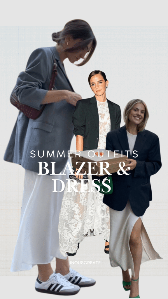 Soft Tailoring Capsule for Summer: How to Style a Blazer with a Dress This Season 4 2